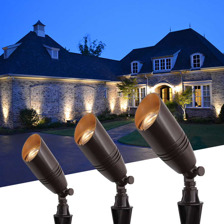 Low Voltage Wired Waterproof Outdoor Decoration Landscape Lighting MR16 Bulbs Spotlight