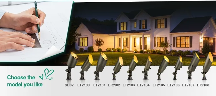 Brass Landscape spot light 2