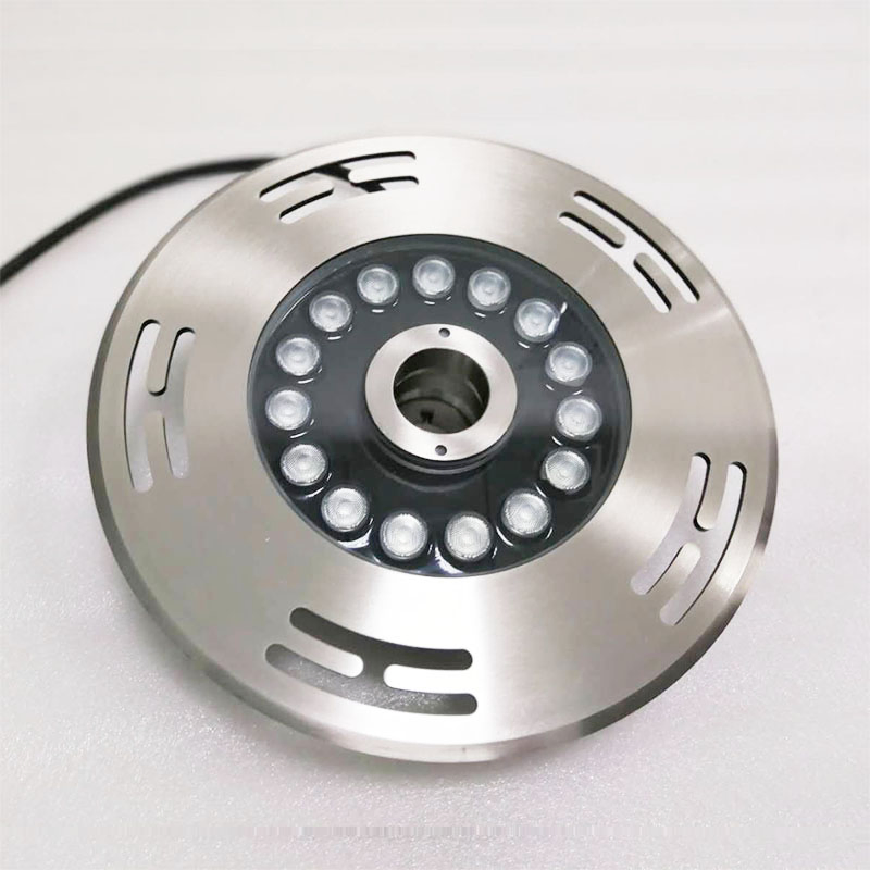 High Lumen Garden Outdoor IP68 RGB Stainless Steel LED Underwater Spot Pool Fountain Light