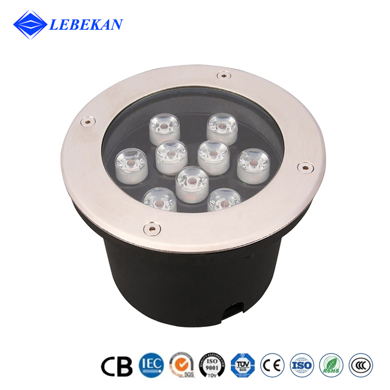 IP68 Waterproof SMD 9W 12W 18W Recessed Underwater Swimming Pool Ground Lights