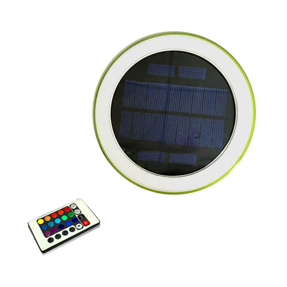 IP68 Colorful LED Solar Floating Pool Light with Remote Control