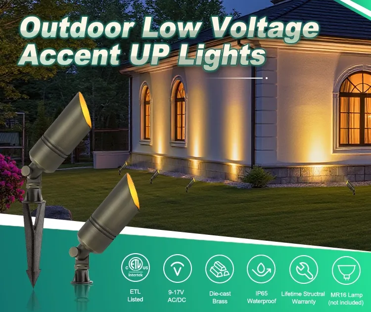 Brass Landscape spot light 1