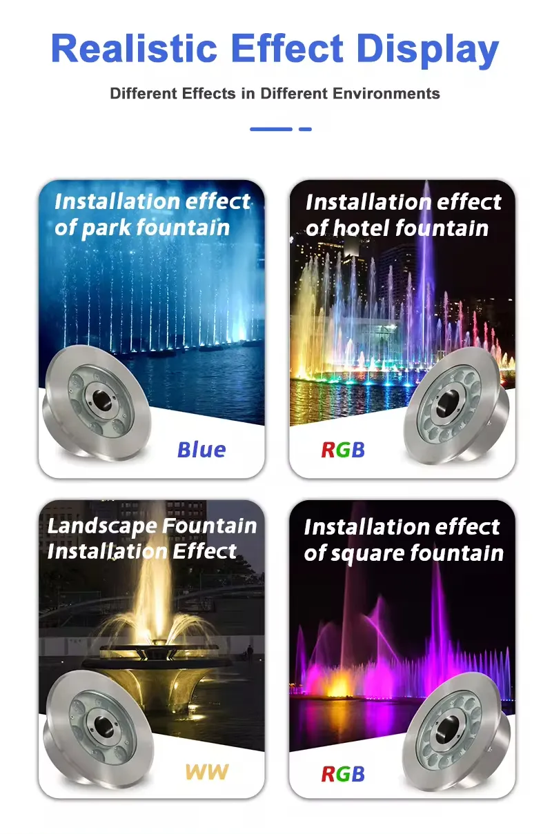 Fountain Light Detail 1