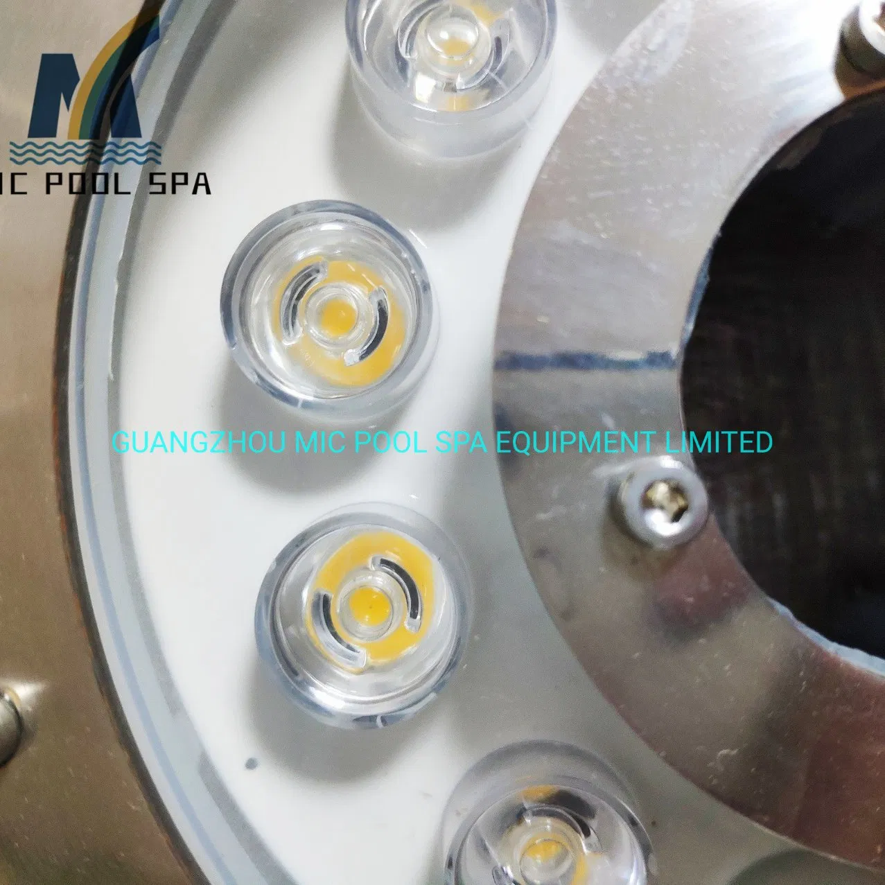 Above Ground Swimming Pool Waterproof IP68 Automatic RGB Portable Fountain Jet LED Light