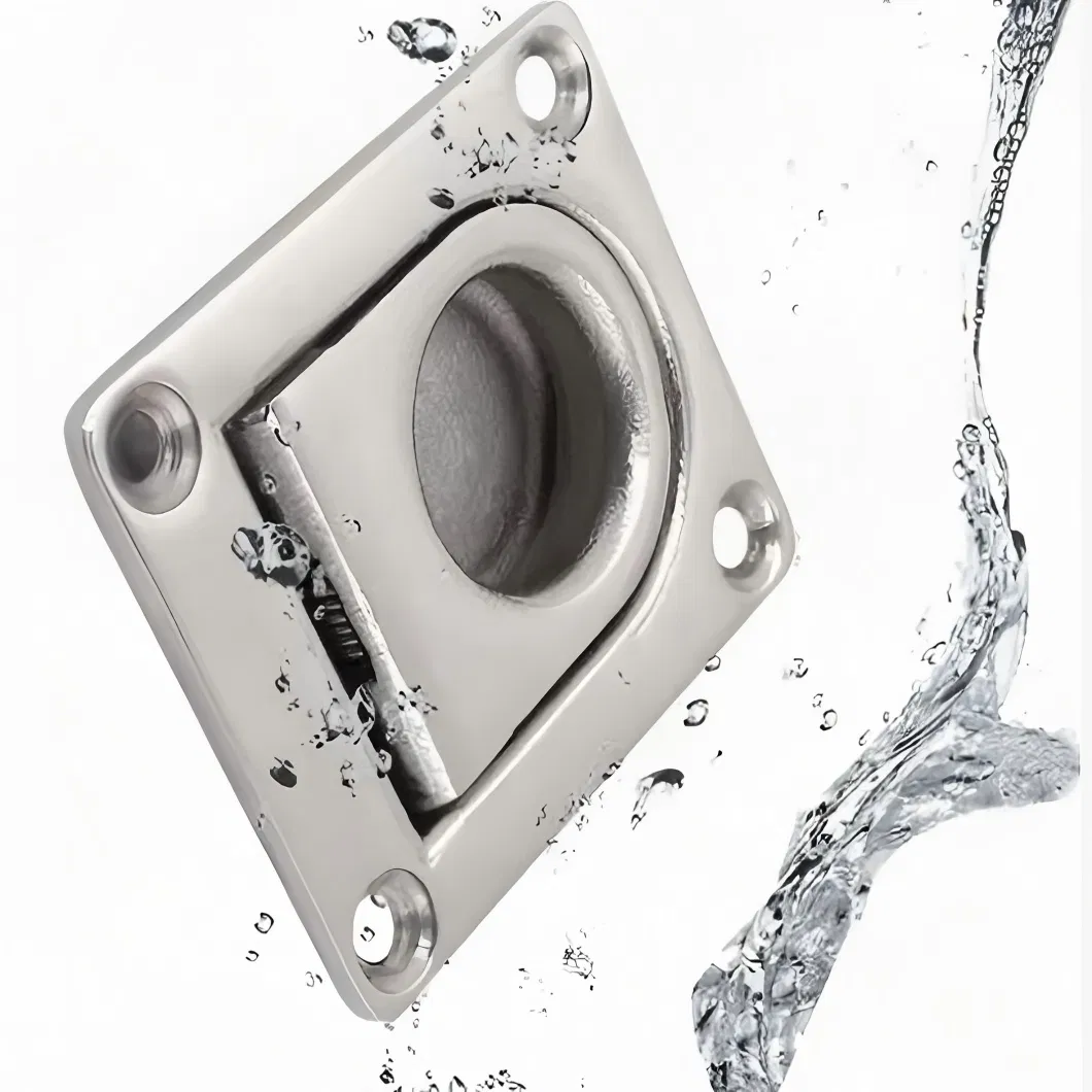 Stainless Steel Trailer Tie Down Recessed Boat Accessories Truck Lashing Ring with ISO 9001 for Sailing Boat SGS Tested