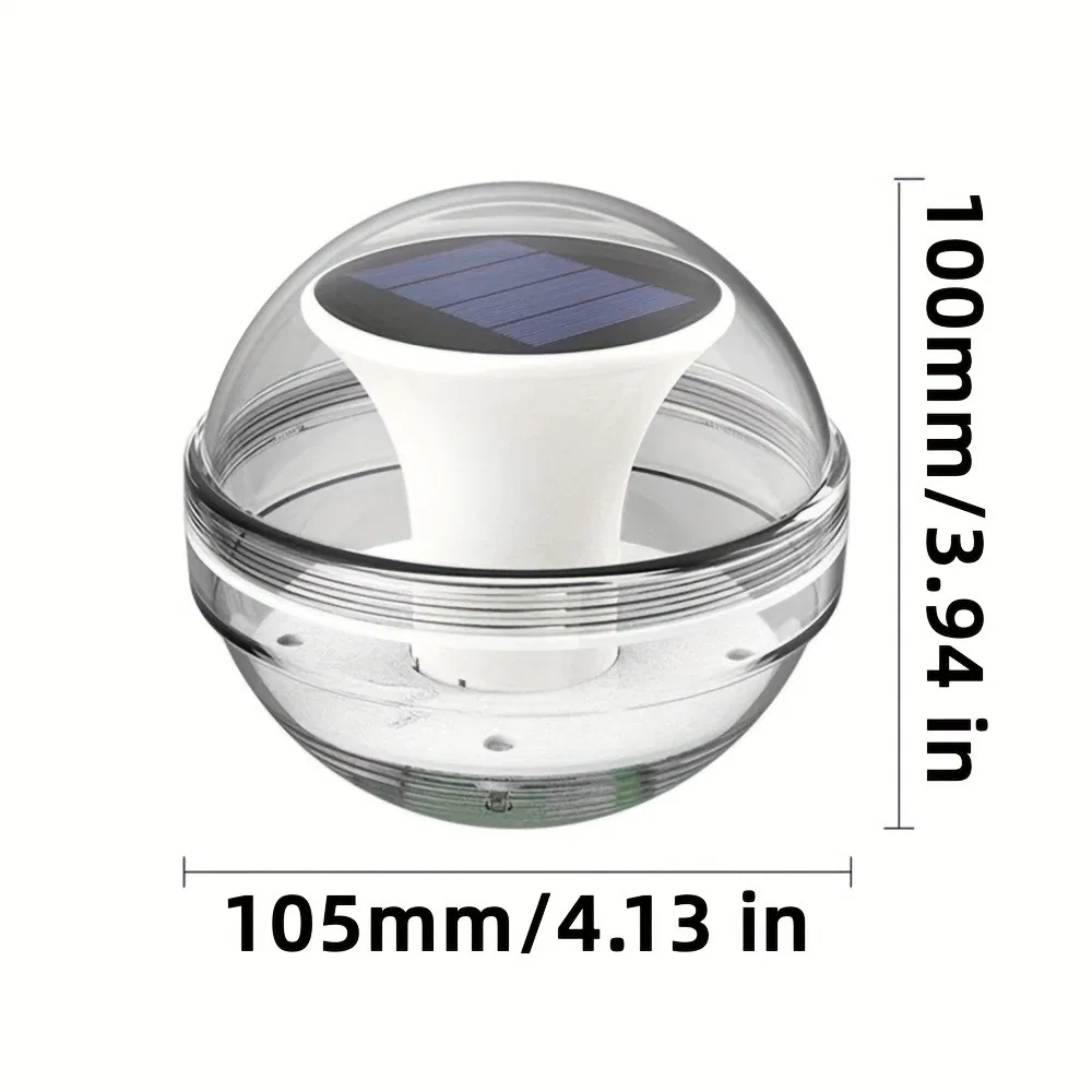RGB Solar Floating Light Waterproof Outdoor Pond Night Light Layout Courtyard Pool Swimming Pool Beach Landscape Ball Lamp
