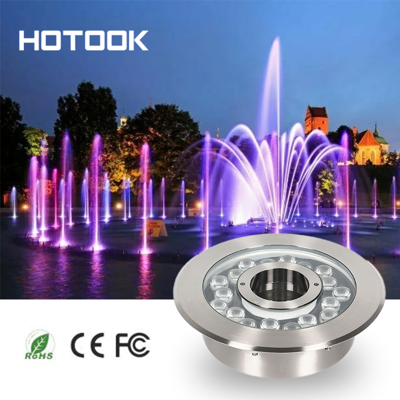 Hot Sale Stainless Steel Fountain Lighting LED Music Fountain Light RGB LED Fountain Light