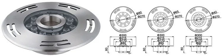 LED Fountain Light Display