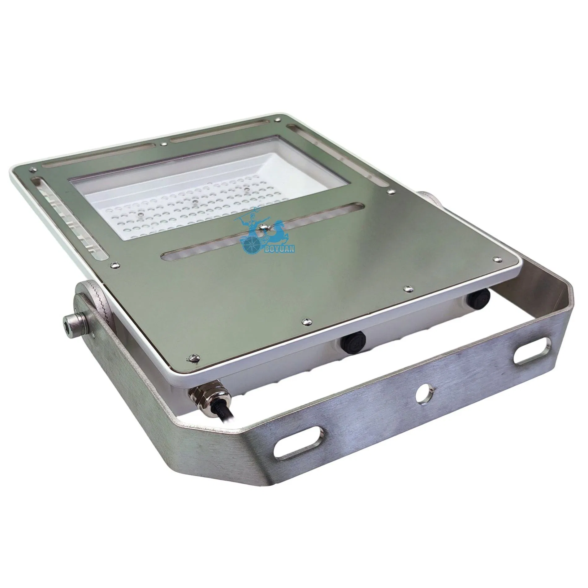 Marine Grade Stainless Steel LED Floodlight 50W-1000W AC/DC IP68 Ik10 Corrosion Resistant for Shipyards Dry Docks Port Maintenance and Coastal Facilities