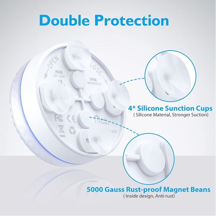 Remote Controlled LED Swimming Pool Underwater Light LED Diving Light Rechargeable Magnetic Submersible LED Lights