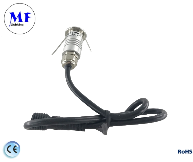 Factory Price 1W 87 Lumen 304 Stainless Steel Ring Epistar Chip LED Mini Buried Lamp LED in-Ground Light with 300kg Load-Bearing