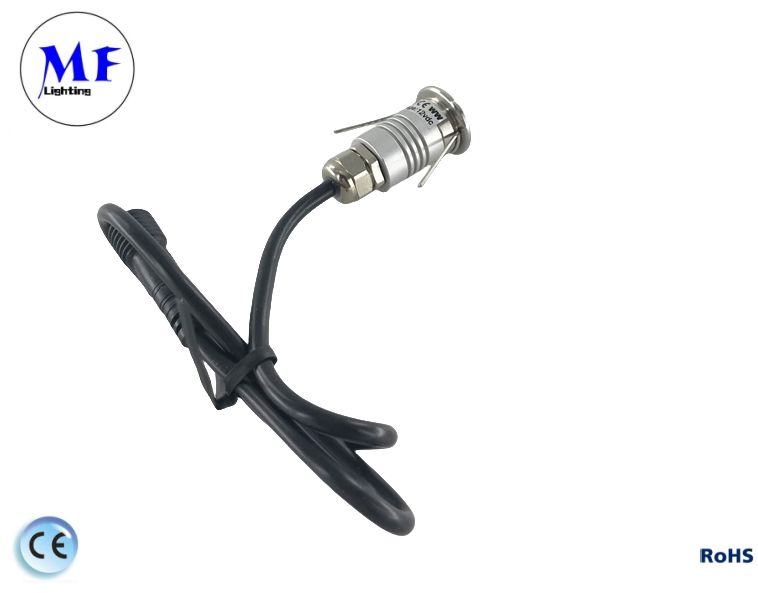 Factory Price 1W 87 Lumen 304 Stainless Steel Ring Epistar Chip LED Mini Buried Lamp LED in-Ground Light with 300kg Load-Bearing