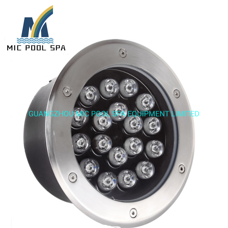 12V 20W Color Changing Underwater Waterproof Buried LED Bulbs Above Ground Swimming Pool Light