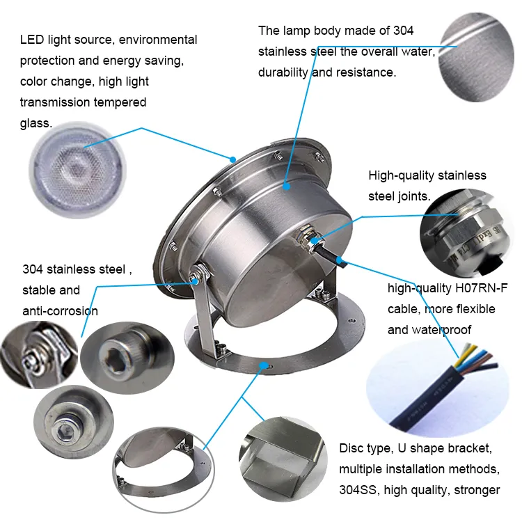 DMX512 LED Underwater Light