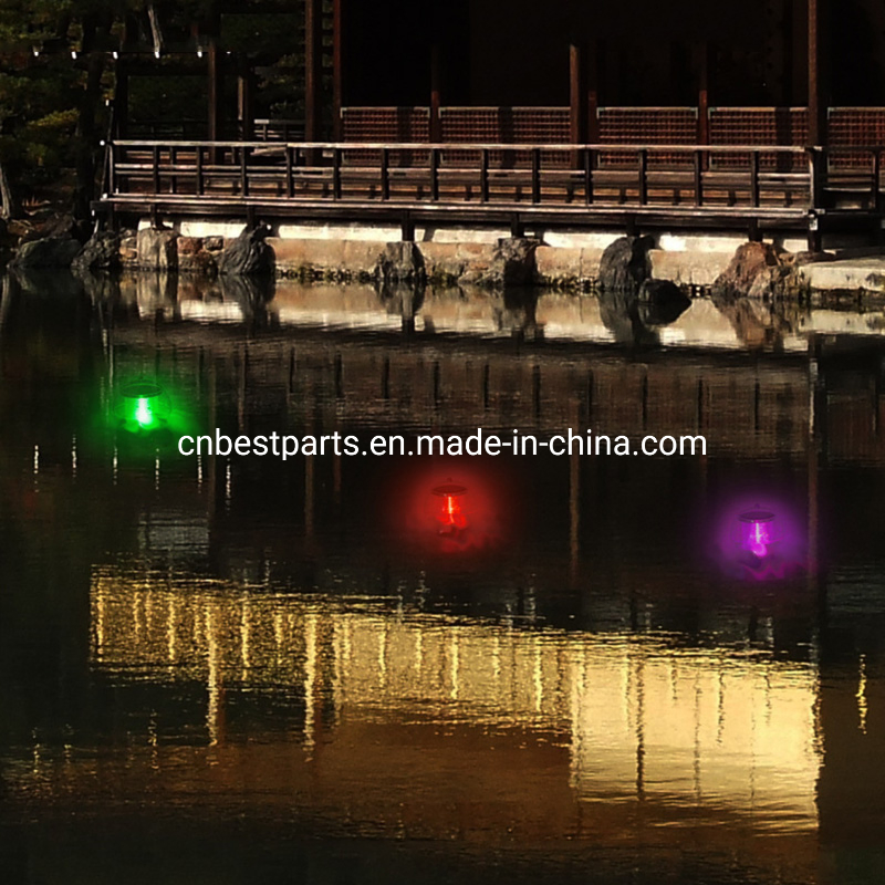 Wholesale Outdoor LED Garden Pool Decorative Lighting Solar Decorative Underwater Lamp Sensor Control Colorful RGB Pool Floating Garden Light
