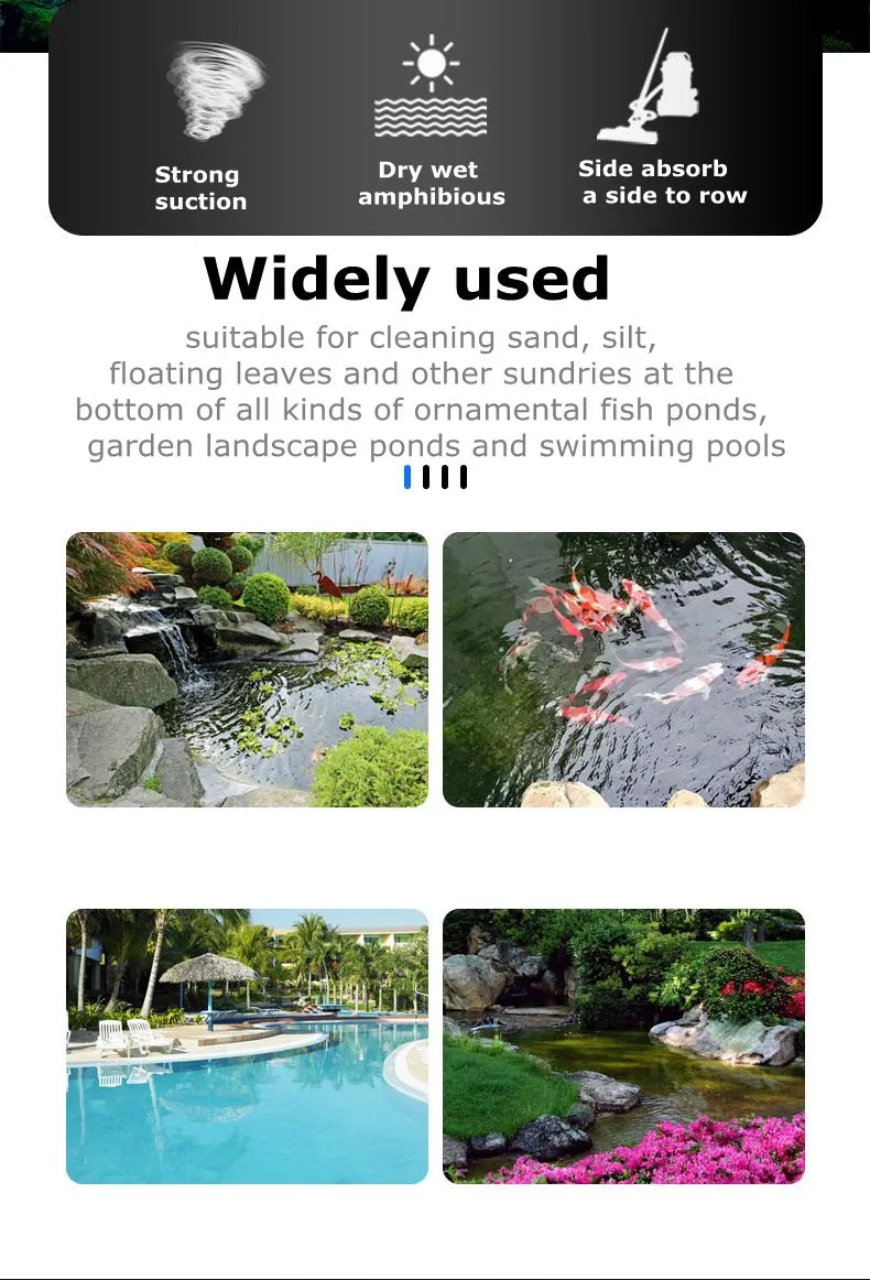 Pool Sump Pump Pond Vacuum Cleaner