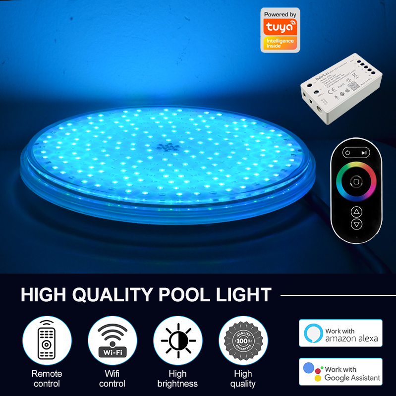 Underwater LED Light Swimming Pool Bulb White RGB Replacement 12volt 24volt Lamp PAR56 Above Ground Pool Lights
