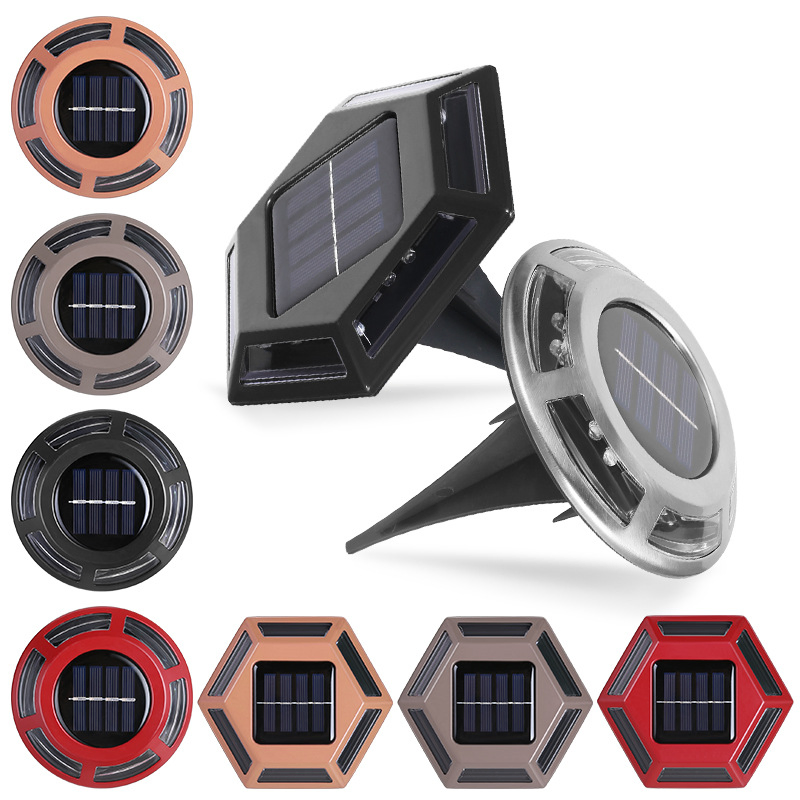 Multi-Scene Solar Ground Lights Are Suitable for Gardens, Terrace Swimming Pools, Park Trails