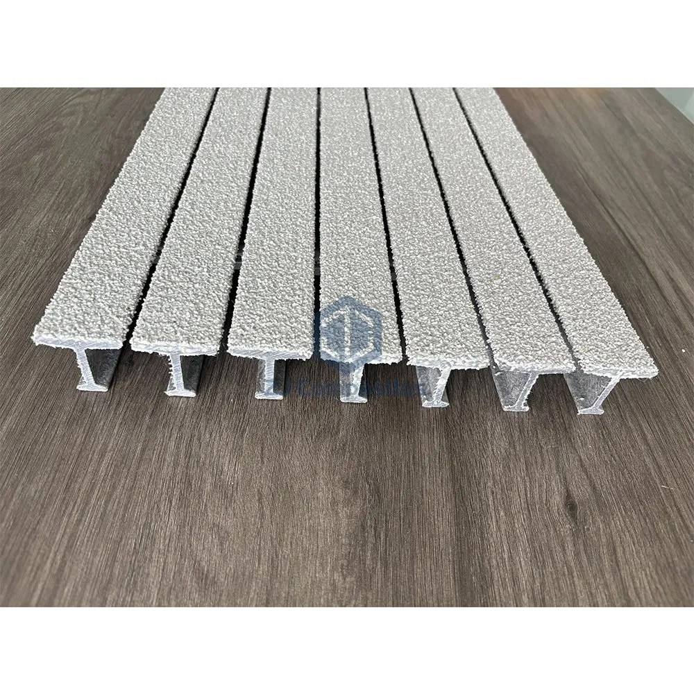 Fire Retardant GRP FRP Pultrusion Grating Fiberglass Grate for Fence