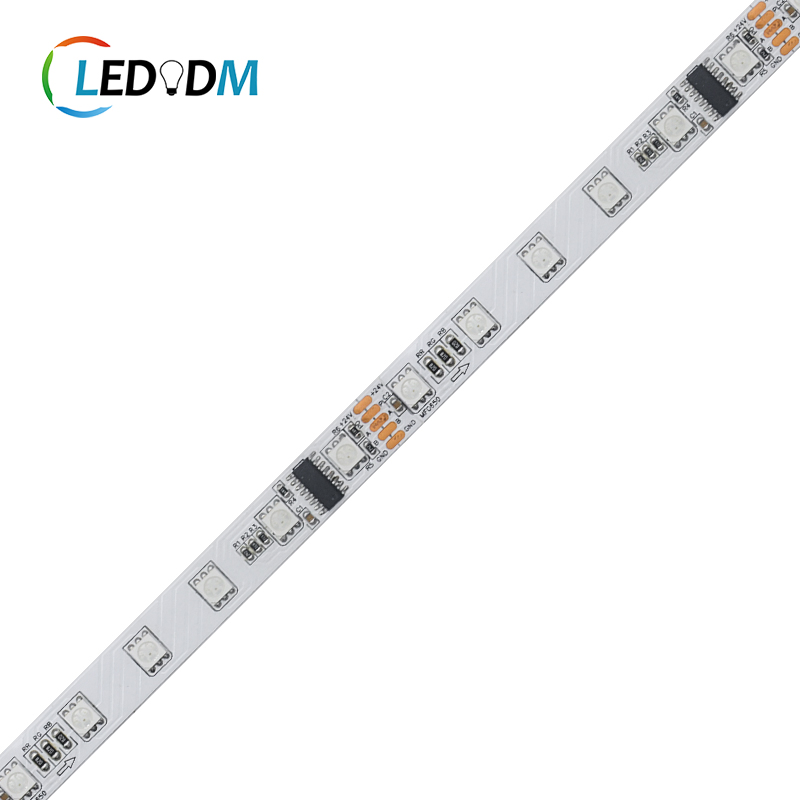 Architectural DMX512 RGBW Strip IP65 24V DMX Controlled SMD5050 Smart Pixel Addressable LED Strips for Retail Store DMX Accent Strips Lighting Projects
