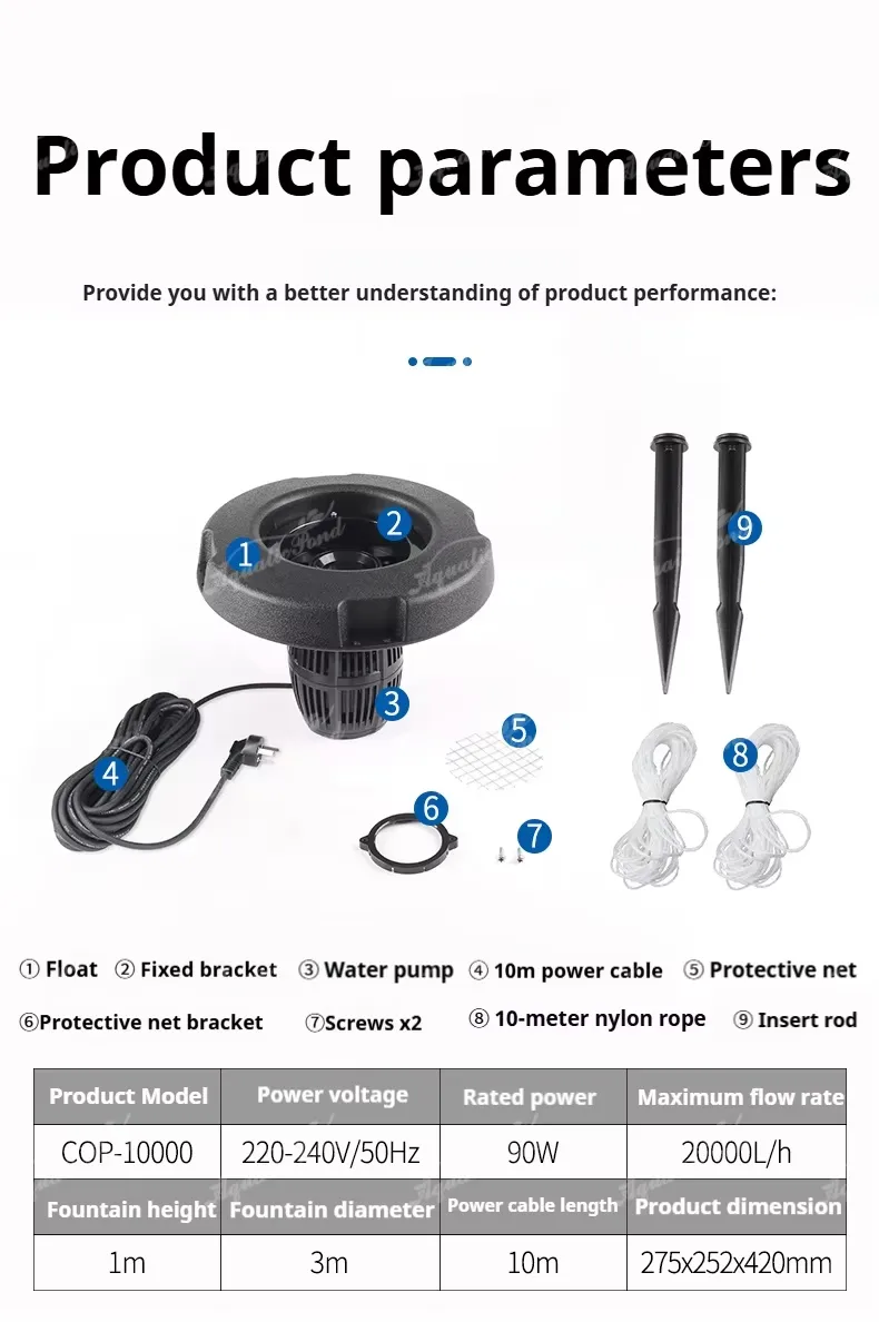 Pond Oxygenation Pump 9
