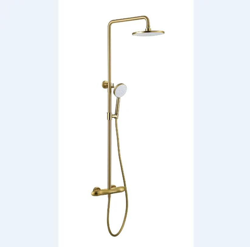 Wall Recessed Concealed Shower Mixer Faucet Set