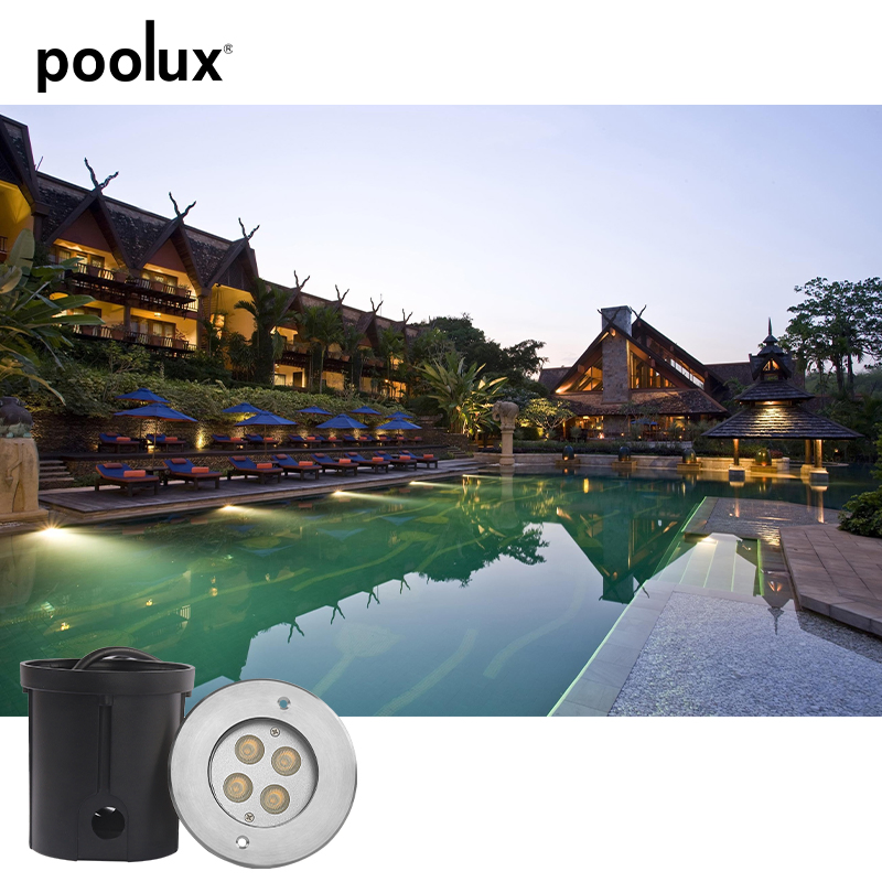 DC12 24V 9watt 316ss RGBW Color Changing LED Underwater Waterproof Pool Light