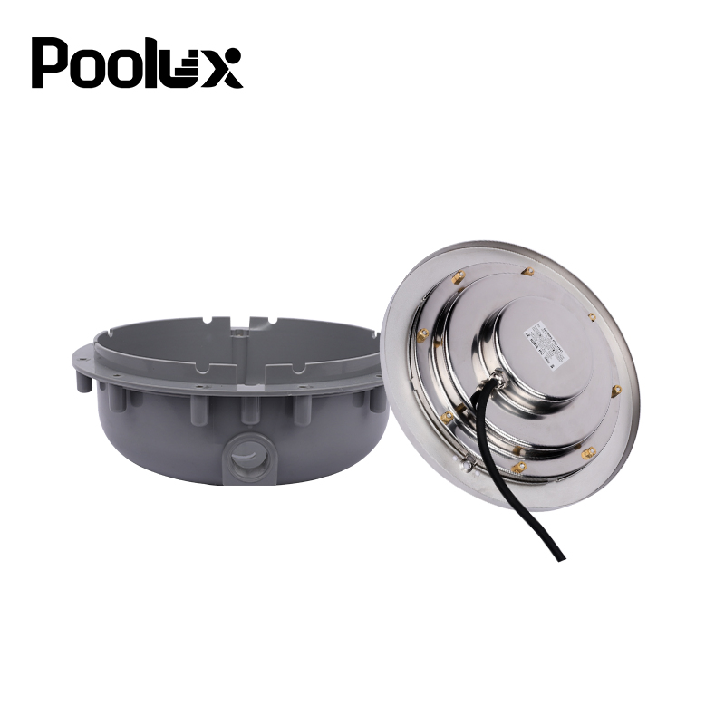 18W IP68 Waterproof RGB Outdoor Waterproof Recessed Floor Round LED Deck Garden Inground Buried LED Underwater Swimming Poollight