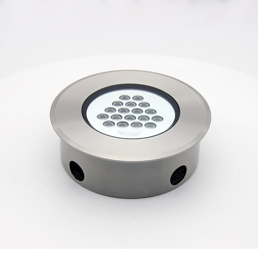 IP68 Waterproof Outdoor High-Brightness Stainless Steel Recessed Pool LED Underground Ground Light