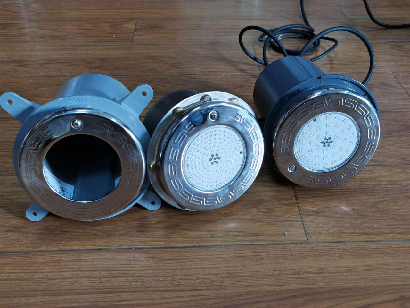 ETL Most Updated Model 6 Inch Reccesed LED Pool Lighting IP68 Epoxy Resin LED Panel Pool Light