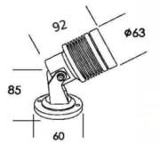 IP65 Low Voltage Landscape Lighting Outdoor 6W COB LED Garden Spot Light