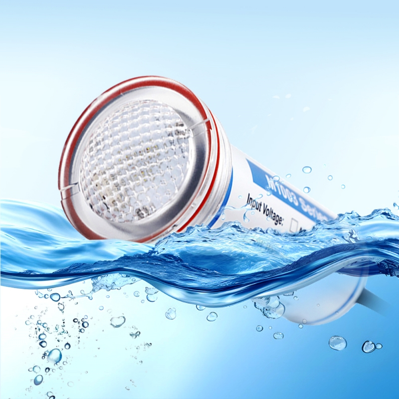 Nicheless Mini Pool Light 1.5 Inch Pool Lamp 12W IP68 Remote Control RGBW Color Changing Underwater Light Alternative to Pentair Globrite