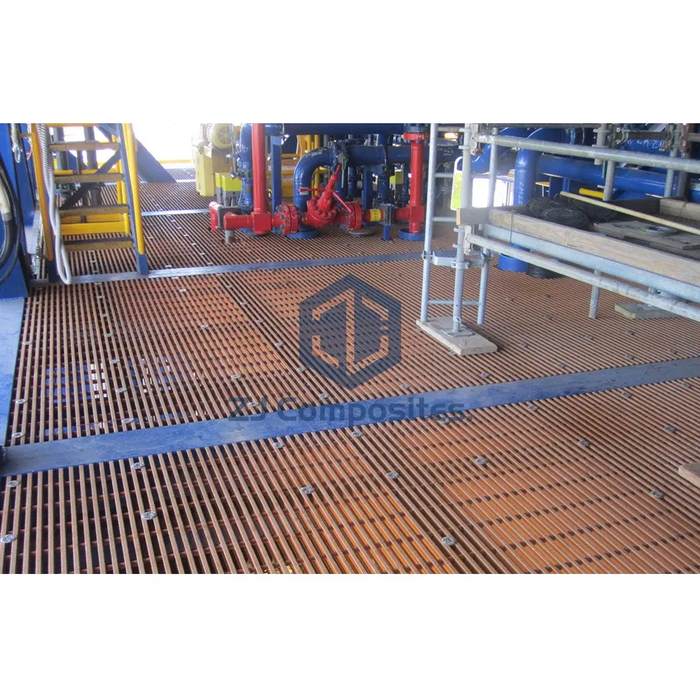 Anti Slip Fiberglass Grate FRP Pultruded Grating for Fence
