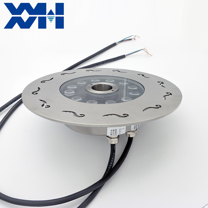 IP68 RGB DMX Submersible Pump Water Jet Underwater LED Fountain Nozzles Lights