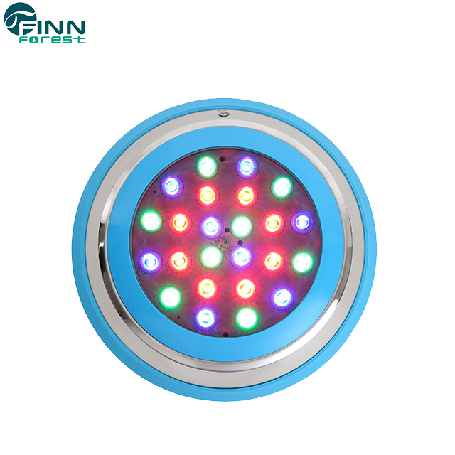 RGB Color Changing Underwater LED Swimming Equipment Accessories Waterproof Inground Pool Light