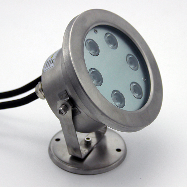 304 316 Stainless Steel IP68 RGB RoHS CE Underwater LED Fountain Lights
