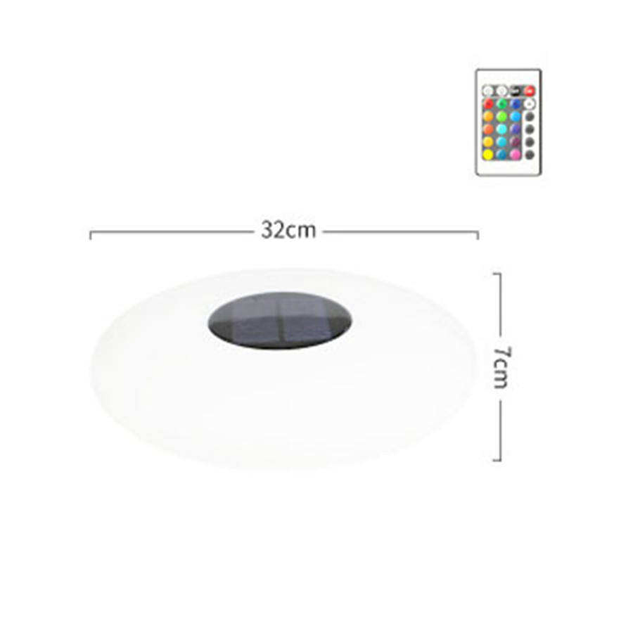 RGB Solar Floating Light with Remote Control IP68 Swimming Pool Solar Underwater Floating Light Diving Light