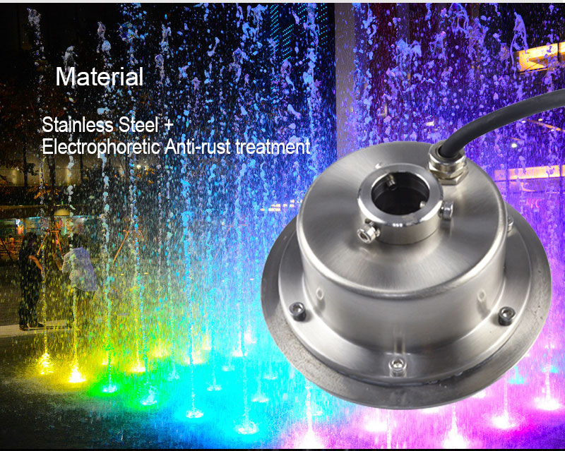 Hotook DIY Project Customized DMX512 RGB RGBW IP68 Pool Pond Dancing Musical Water Fountain LED Light