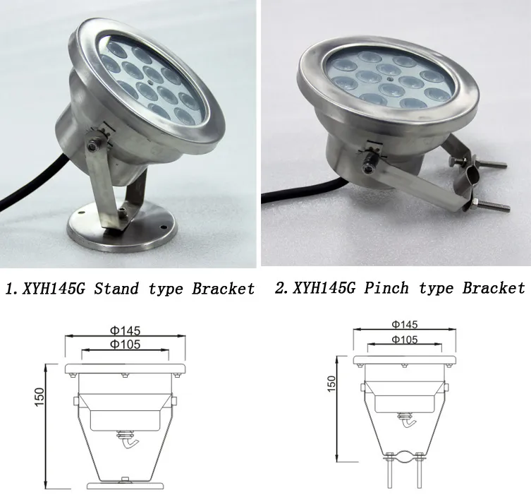 Underwater LED Fountain Light Structure