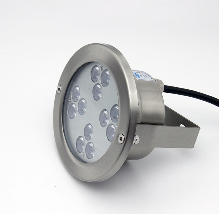 IP68 6-Wire RGBW Color Changing Spot Swimming Pool Pond Fountain LED Underwater Light