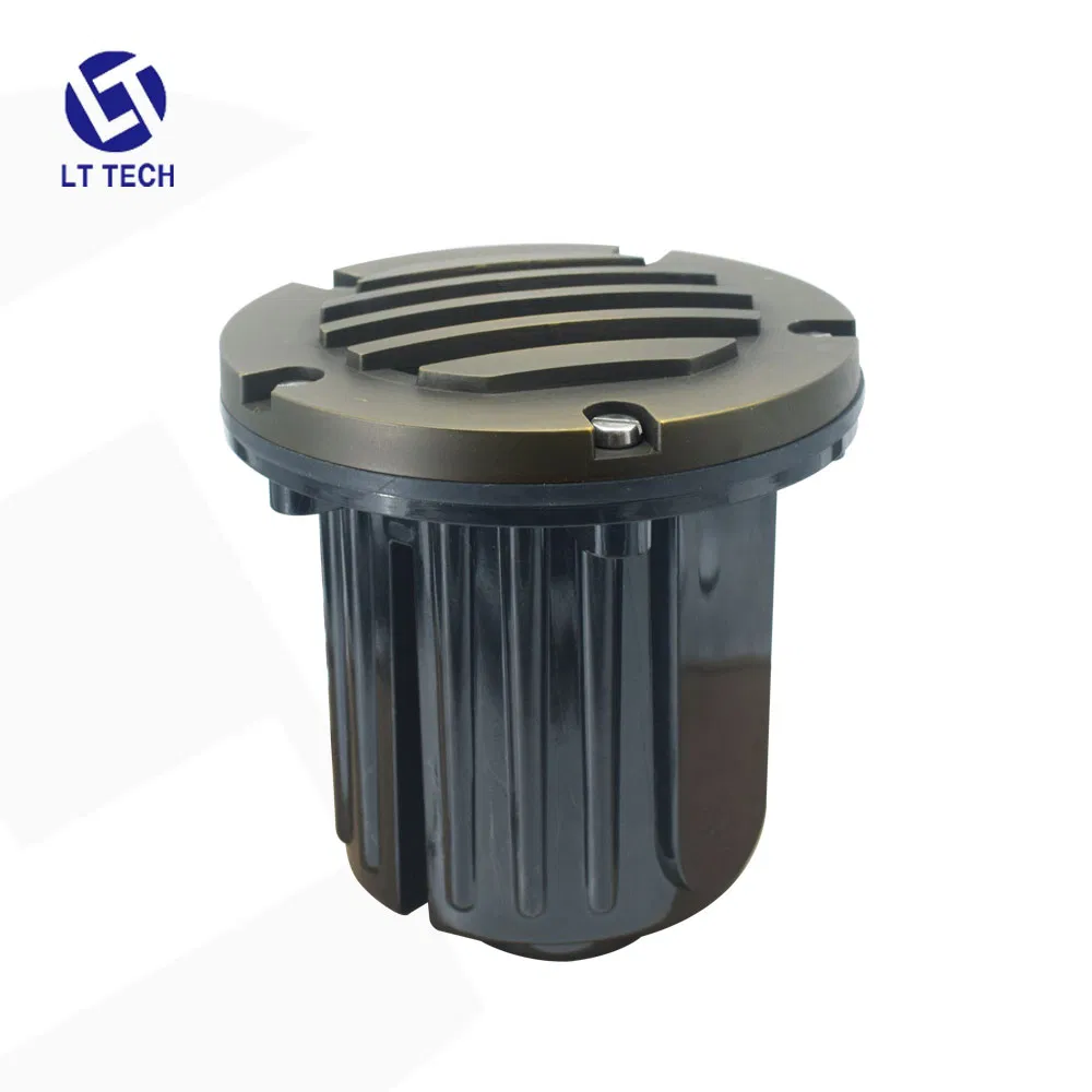 Lt2202b Antique Bronze Brass&PVC MR16 LED Bulb (not Included) in-Ground Light for Landscape Garden Patio Deck Pool Lighting