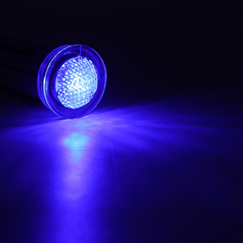 Nicheless Mini Pool Light 1.5 Inch Pool Lamp 12W IP68 Remote Control RGBW Color Changing Underwater Light Alternative to Pentair Globrite