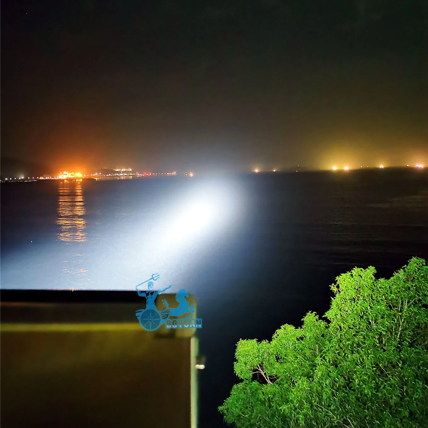 LED Floodlight 200W, 300W &amp; 500W for Aquaculture Farms, Marine-Grade Stainless Steel Construction, IP68 Waterproof, Ideal for Coastal Farming Facilities