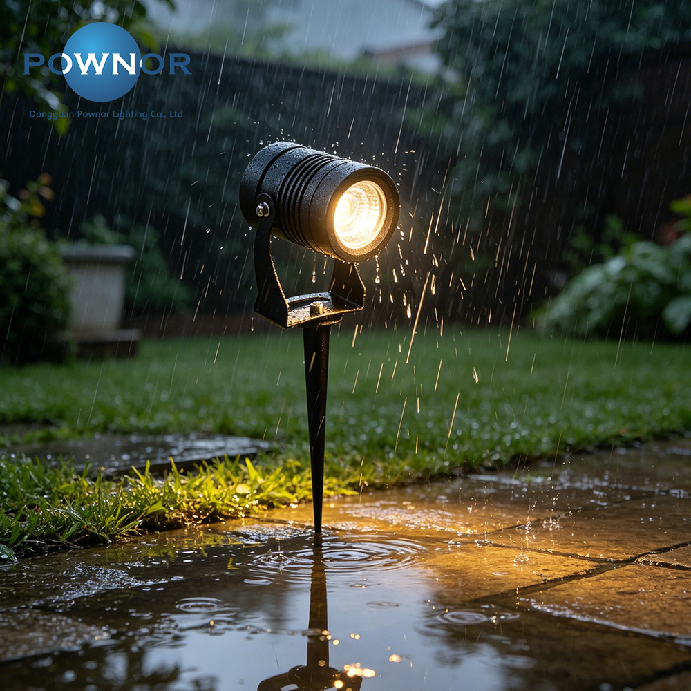 Led Bead Security Spike Light IP65 Waterproof Outdoor Wired Exterior Landscape Lamp for Hotel Home Garden Yard Fence Spot Light