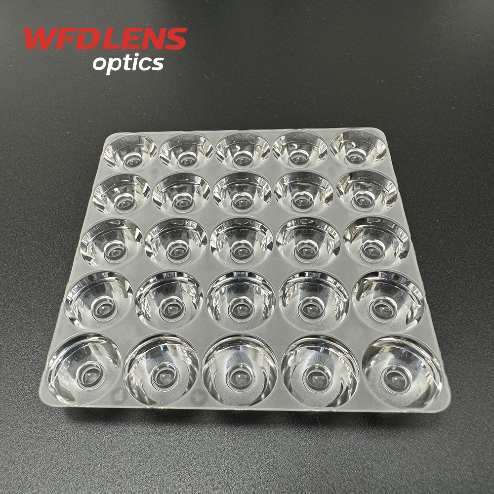 New Arrival 10 Degree 5050 Led Lens 75mm Led Optical Lens For Stadium Lights