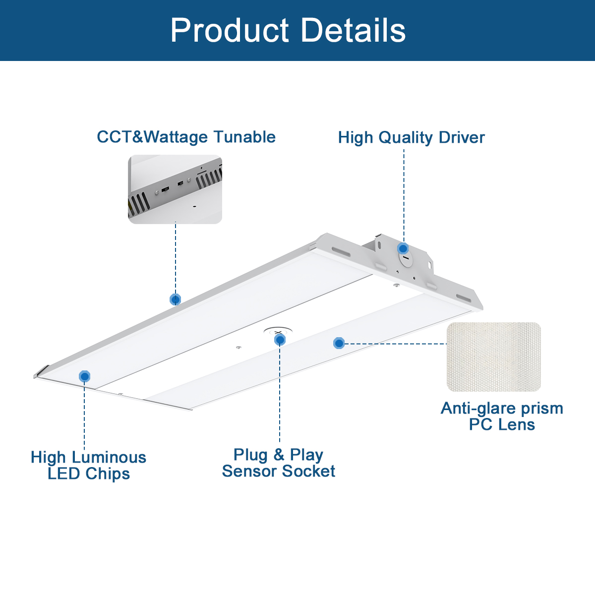 Highbay Led Light Commercial Industrial Lighting Warehouse Garage Workshop Factory High Bay Light