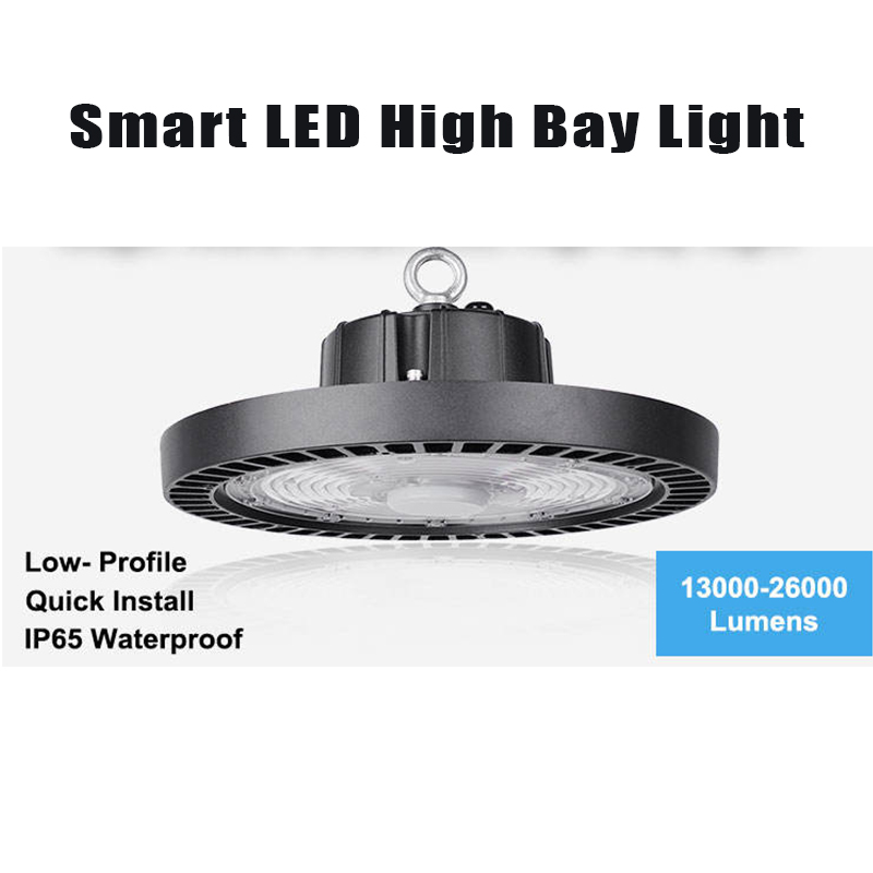 Smart Remote Control UFO High Bay LED Light Commercial Bay Lighting with Motion Sensor for Garage/Warehouse/Gym