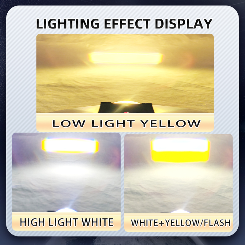 Car Spotlights Led Grille Lights With Fan Driving Fog Work Light External Auxiliary Lights Off-road Vehicle Truck SUV