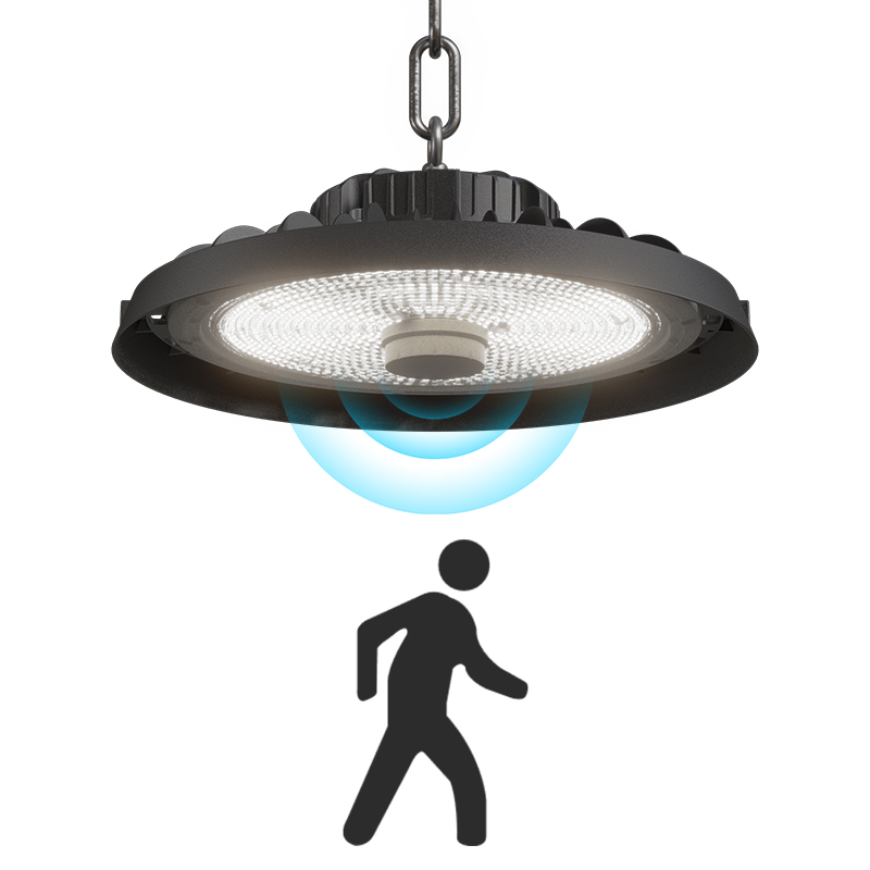 Stock in US EU IP65 UL ETL Multiple Industrial Lighting Power CCT Selection 150W 240W Warehouse Induction UFO Led High Bay Light