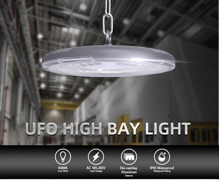 Workshop Warehouse Industrial New Design Explosion-proof Lighting 50w 100w 150w 200w UFO High Lumen High Bay Light